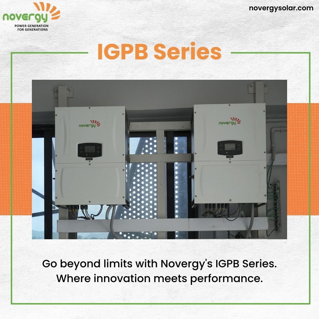 Revolutionize your solar setup with Novergy's IGPB Series inverters! 🌞🔄

From advanced MPPT technology to a 5-year warranty, trust in our grid tie inverters for unmatched performance.

#Novergy #SolarInverters #SolarEnergy