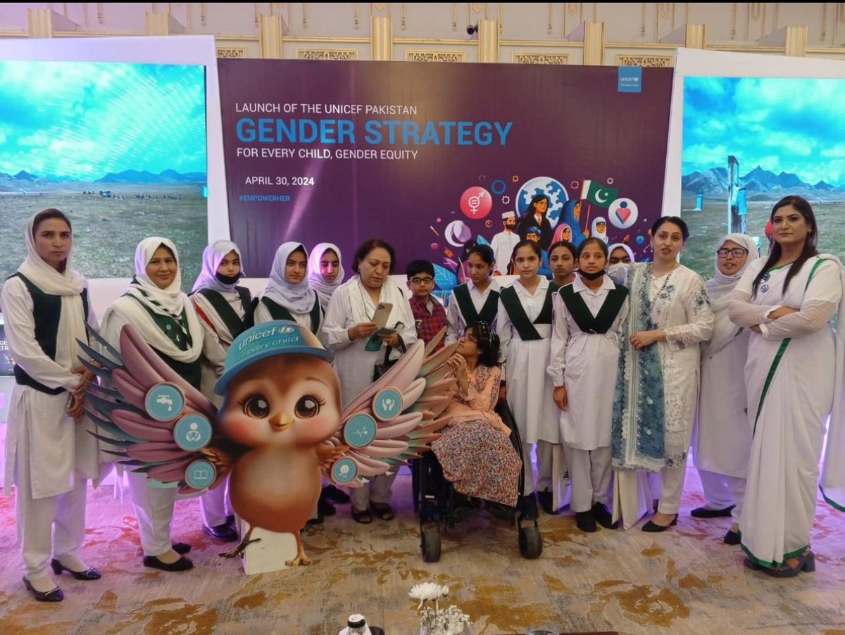 Future of #Pakistan is in hands of adolescent girls. Thanks to Pakistan Girl Guide in bringing voices of girls in devising strategic contours of Gender Strategy & will shape the narrative to address out of school children, triple burden of malnutrition, climate change #EmpowerHer