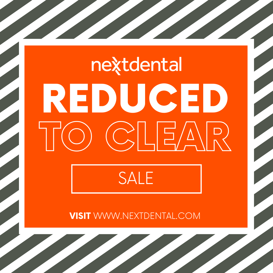 Don't miss out - we've just added loads of clearance & short dated items to the website, available at special discounted prices.

Whilst stocks last, first come first served...
nextdental.com/category/speci…

#dental #dentist #dentalnurse