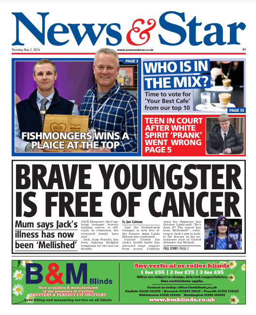 Pick up your copy of the News & Star today!