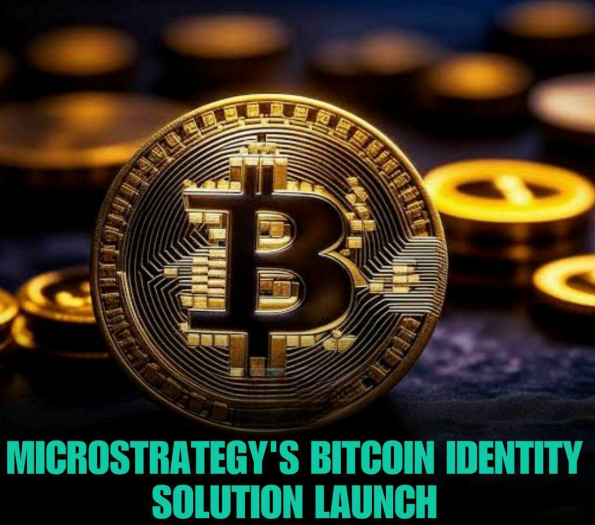 Microstrategy's #Bitcoin Identity Solution Launch