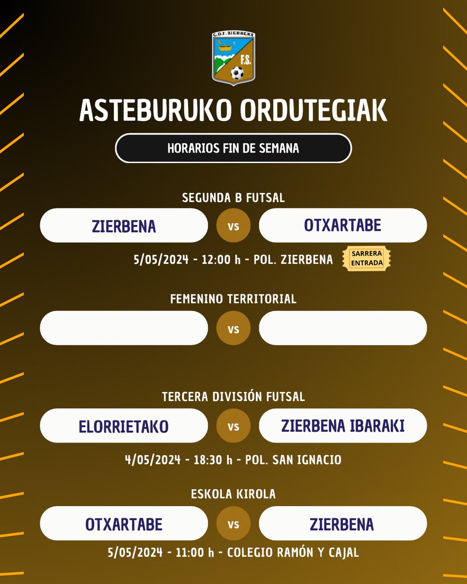 ⚽️ 𝗣𝗮𝗿𝘁𝗶𝗱𝗼𝘀 𝗱𝗲𝗹 𝗳𝗶𝗻 𝗱𝗲 𝘀𝗲𝗺𝗮𝗻𝗮 | 𝗔𝘀𝘁𝗲𝗯𝘂𝗿𝘂𝗸𝗼 𝗽𝗮𝗿𝘁𝗶𝗱𝘂𝗮𝗸

#zierbenafs #zierbeneibaraki #somosfutsal