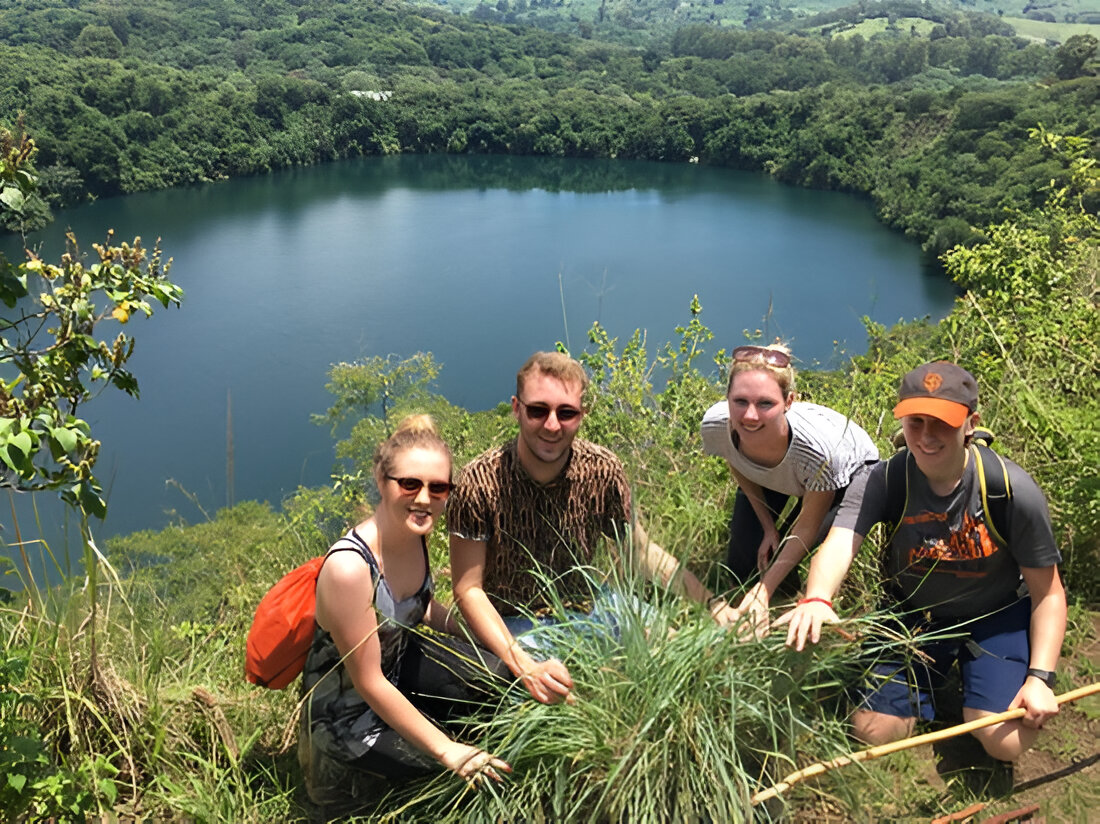 The Katwe explosion crater marks the park’s highest point at 1,350m while the lowest point is at 910m, at Lake Edward. Follow this link for details queenelizabethnationalparkuganda.com  #queenelizabethnationalpark #queenelizabethnationalparkuganda #queenelizabethnationalparksafaris