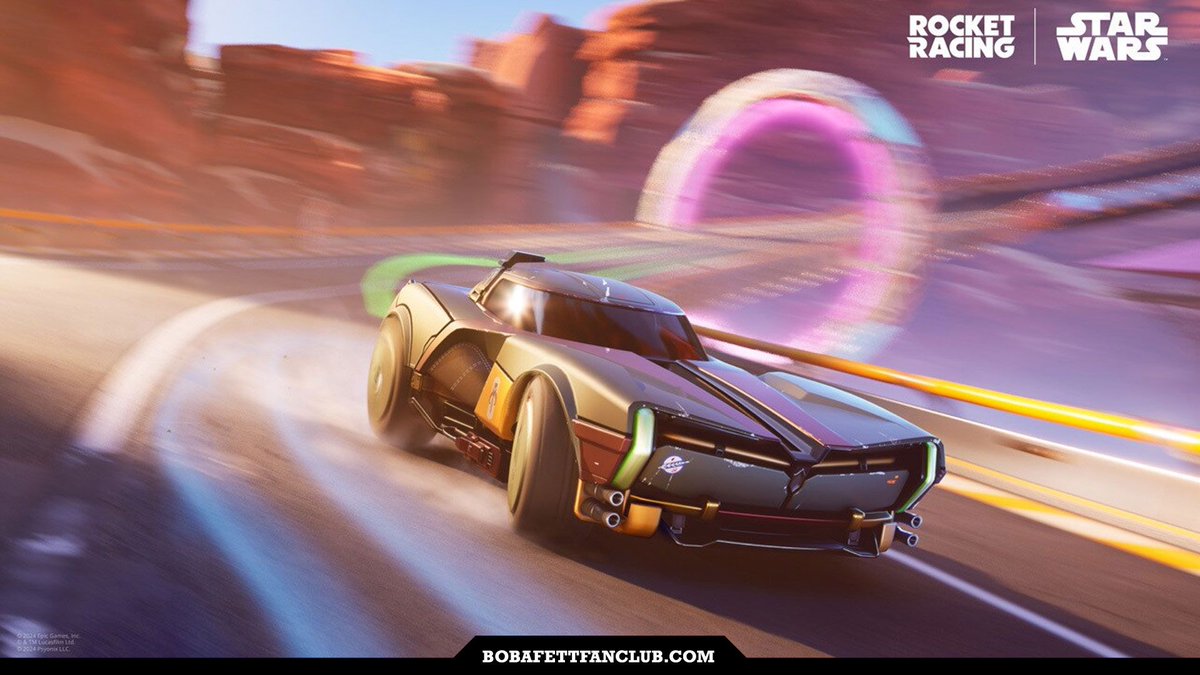 Rocket Racing is getting a #BobaFett car

Available between May 3 and May 20

#Fortnite #RocketRacing #StarWars #DailyFett