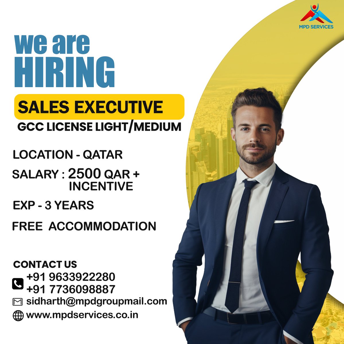 Join our dynamic sales team and steer your career forward! We are looking for a motivated Sales Executive with a GCC license for light/medium vehicles and a proven track record of at least 3 years in sales. 
#SalesJobs #SalesCareers #GCCSales #SalesSuccess #DriveResults