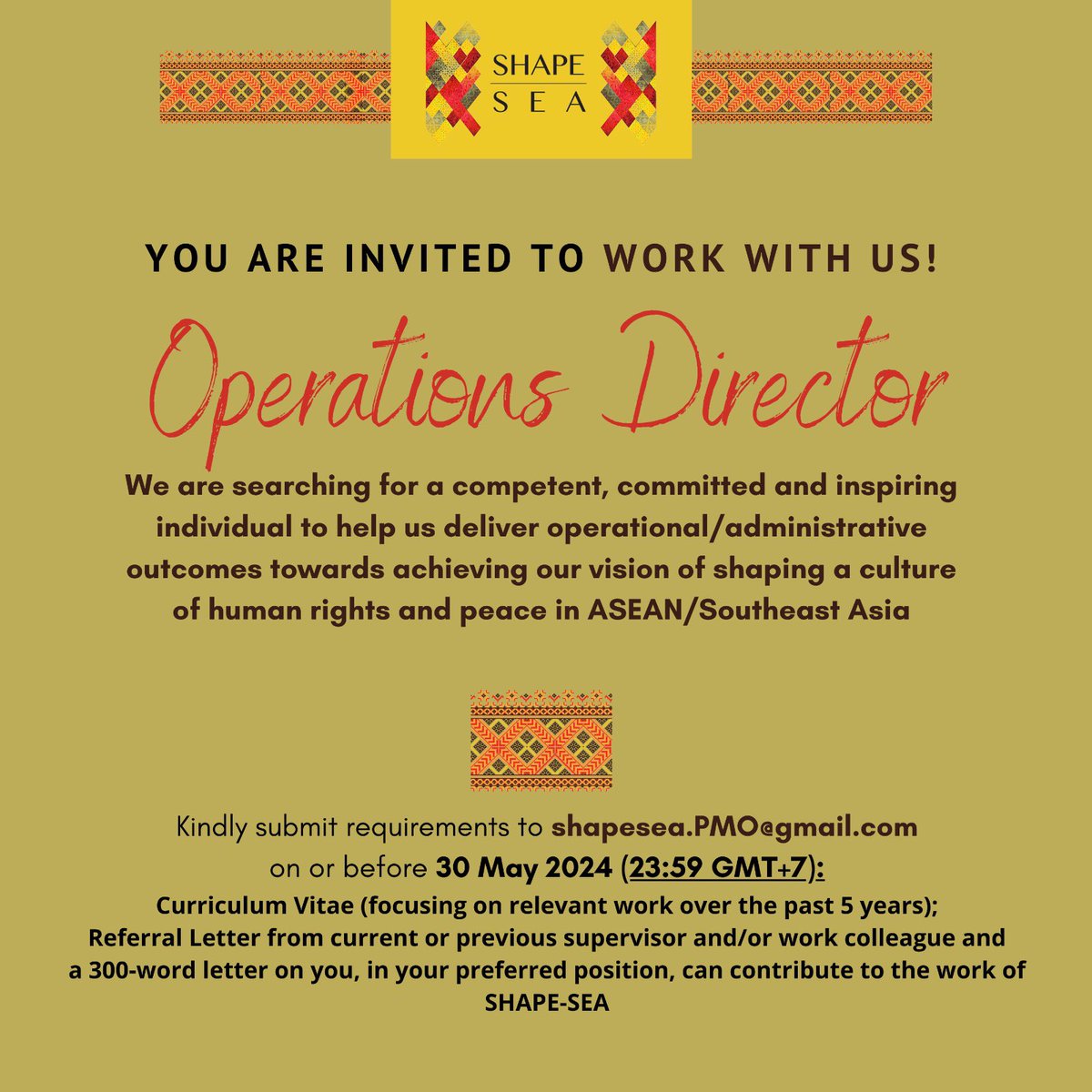 Shape-SEA tweet media