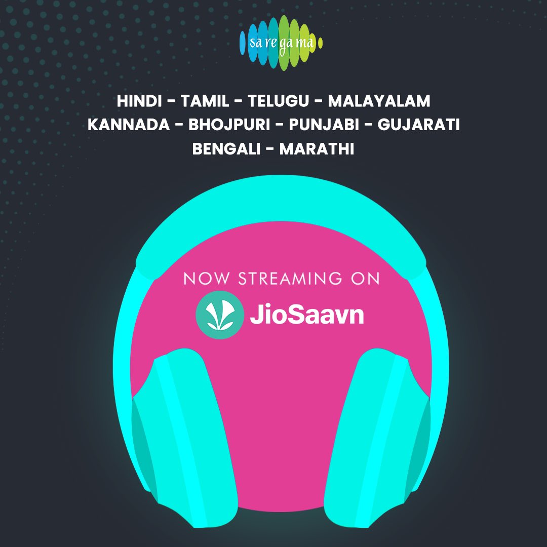 Your favourite Saregama songs and albums now available on @JioSaavn - LISTEN NOW! #Saregama #SaregamaMusic #JioSaavn #Songs