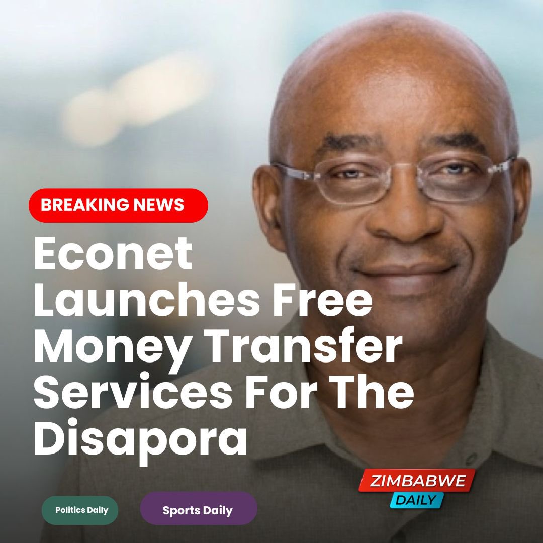 ZimDaily's tweet photo. Econet Launches Free Disapora Remittances…

Telecommunications and technology giant, Econet Wireless, has unveiled two free remittance corridors into the country, completely eliminating the cost to both senders and receivers of foreign currency, marking a first for Africa.

Econet partnered with its sister company, Sasai Money Transfer, to enable individuals and companies in the United Kingdom and South Africa to send money into Zimbabwe free of charge, starting today.

This initiative not only abolishes fees for senders but also ensures that recipients can cash out from their EcoCash wallets without incurring any charges.

The Econet CEO said he hoped the move by Econet would encourage other companies facilitating remittances into Zimbabwe to reduce their fees, noting that it was time that remittances into Africa in general were brought down to assist with the continent’s economic development agenda.

Dr Mboweni added that the initiative was in support of the Government efforts to increase diaspora remittances coming into the country through formal channels.

Econet’s extensive EcoCash agent network ensures that even people in remote rural areas have access to low-cost financial services, reducing the need for recipients to travel long distances to collect cash.

Source: Herald