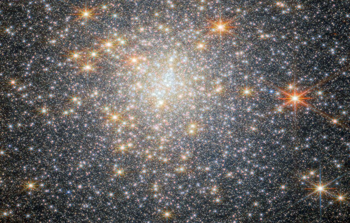 JWST revisited a globular cluster, 238 years after it discovered