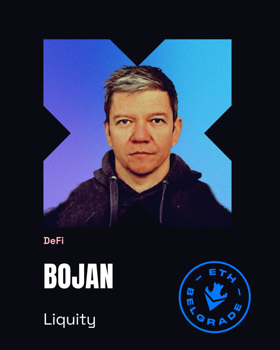 🚨 NEW SPEAKER ANNOUNCEMENT We're honored to welcome our friend and true OG, the one and only @bjnpck from @LiquityProtocol. Bojan will be discussing living solely from crypto assets. Something you shouldn't miss hearing.
