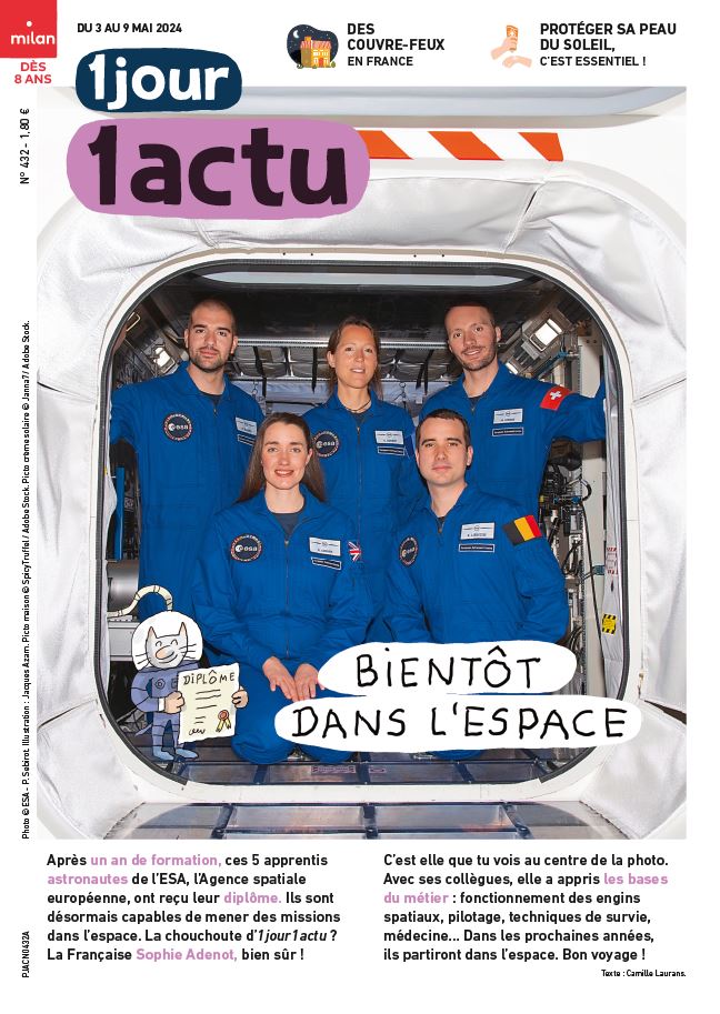 Après un an de formation, ces 5 apprentis #astronautes de l’@ESA_fr, l’Agence spatiale européenne, ont reçu leur diplôme. Ils sont désormais capables de mener des missions dans l’#espace. On en parle à la Une de votre hebdo 👇