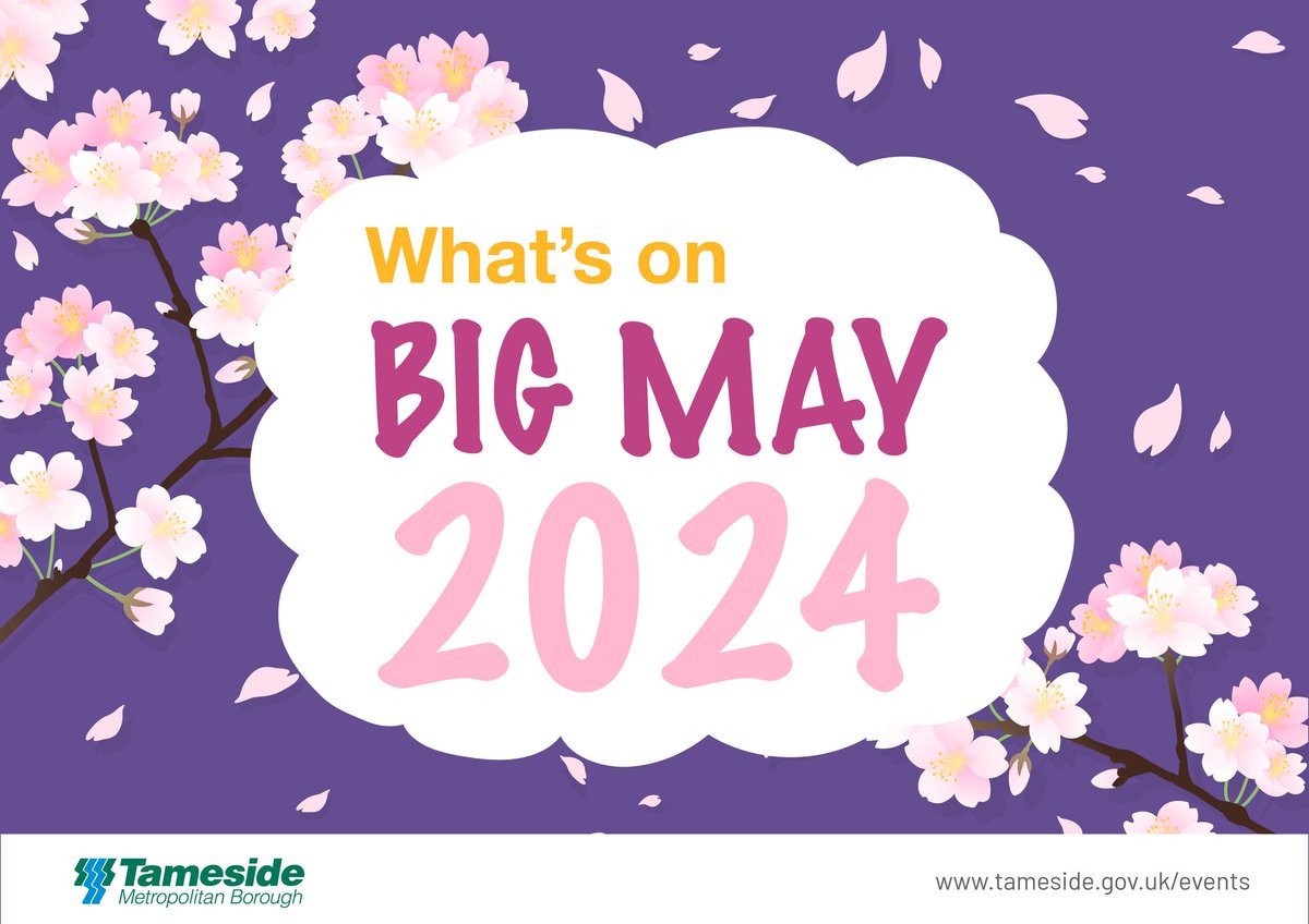Whats on in May! 💚 We have something for you! 🍕 Stalybridge Street Fest 🎺Whit Friday Band Contest 🚗 Classic Car Show ➕ more More info👇 tameside.gov.uk/getmedia/971df…