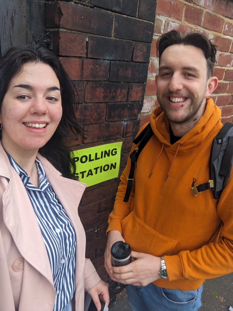 Out to vote early today in local and mayoral elections. Arguably the part of UK democracy that will most impact your day-to-day! Go out and vote #MayoralElection2024 #GiveAnX