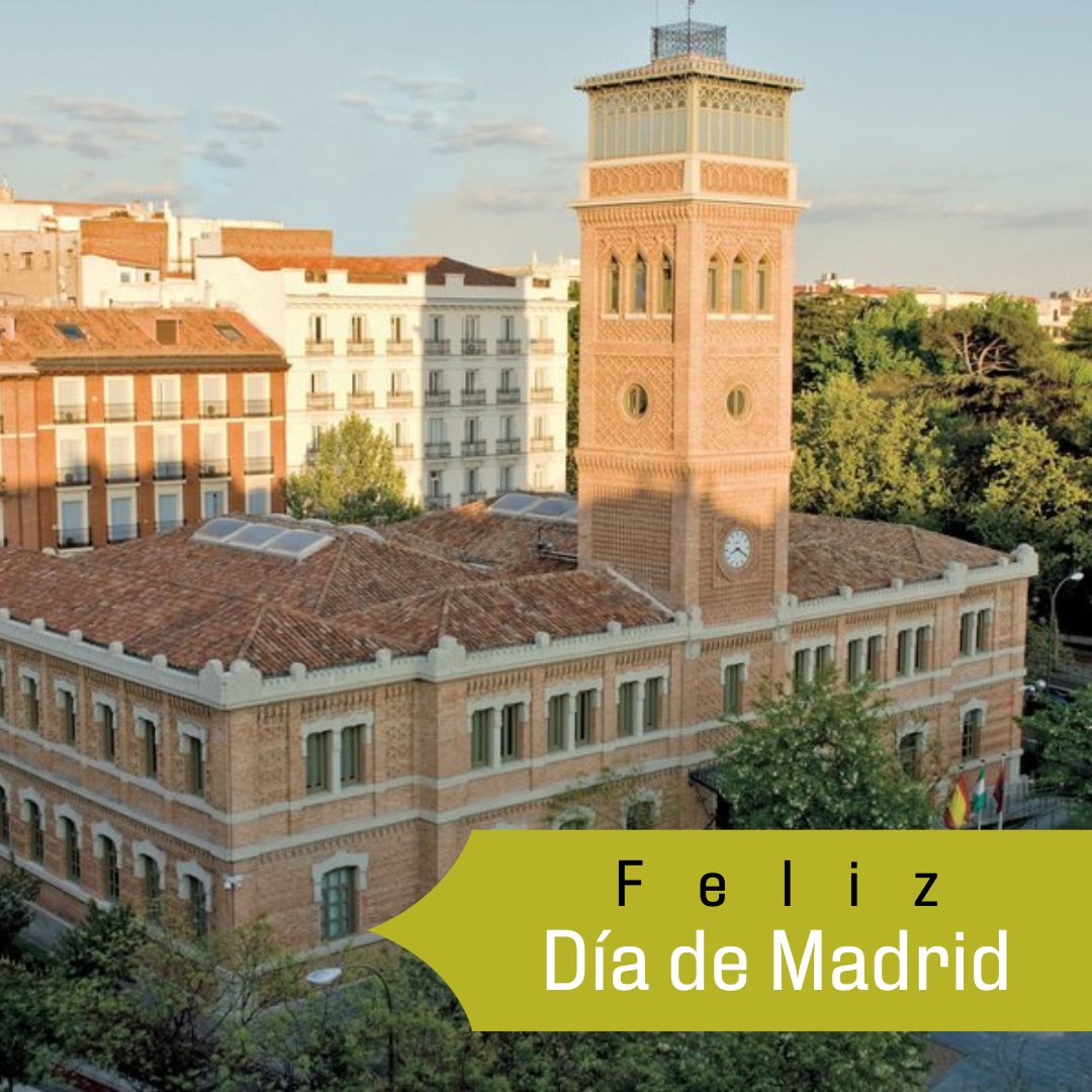 Dsde Casa Árabe en Madrid queremos desearos a todos y todas un feliz Día de la Comunidad de Madrid 🎉 #2deMayo #DíadeMadrid #CasaÁrabe