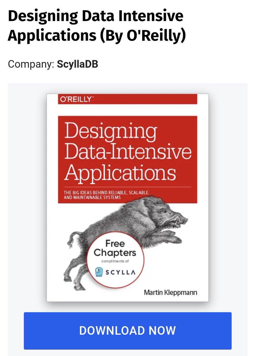 Designing Data Intensive Applications. Understand the distributed systems research upon which modern databases are built, learn from the data architectures of major online services, and more. 

#apachekafka

infoq.com/vendorcontent/…