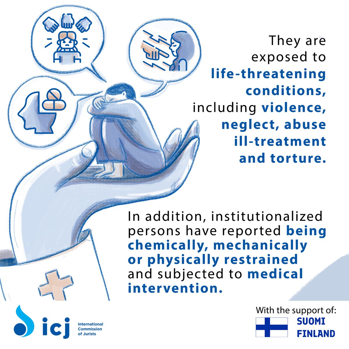 2/2 📄 The Deinstitutionalization Guidelines (#DIguidelines) are grounded in these experiences, serving as the basis for the closure of institutions and preventing institutionalization: ohchr.org/en/documents/l… #disabilityrights #deinstitutionalization