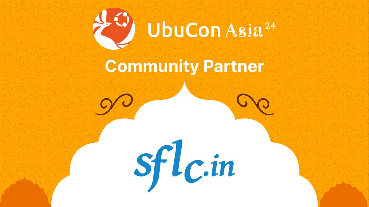 .@SFLCin is excited to join @UbuConAsia2024 as a #CommunityPartner! SFLC.in is dedicated to open-source #development and #innovation. Together, we're shaping the future of #opesource innovation. To Know more, please visit: blog.ubucon.asia/post/uca24-con #SFLCin…