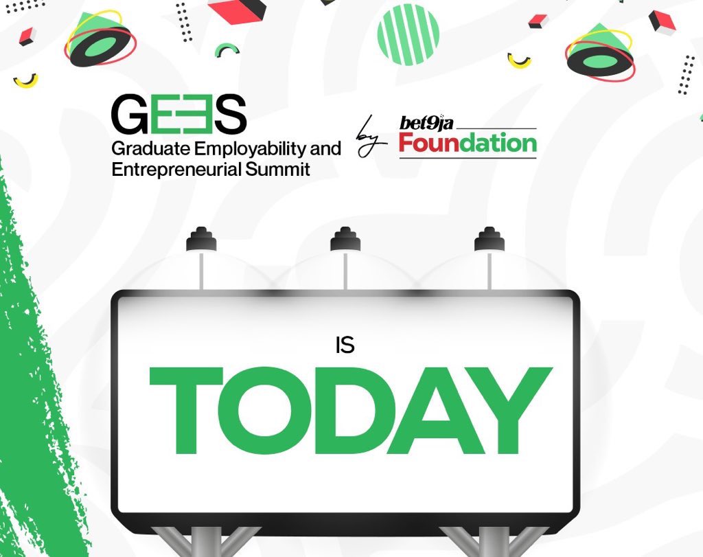 We are excited to finally hold the Graduate Employability and Entrepreneurial Summit, GEES 2024 today🔥 

Get ready for a thrilling time with our amazing set of speakers🎙️

Time is 9AM!
Venue is The Zone, Plot 9, Gbagada Industrial Scheme, Lagos

#Bet9jaFDNGees #TransformingLives