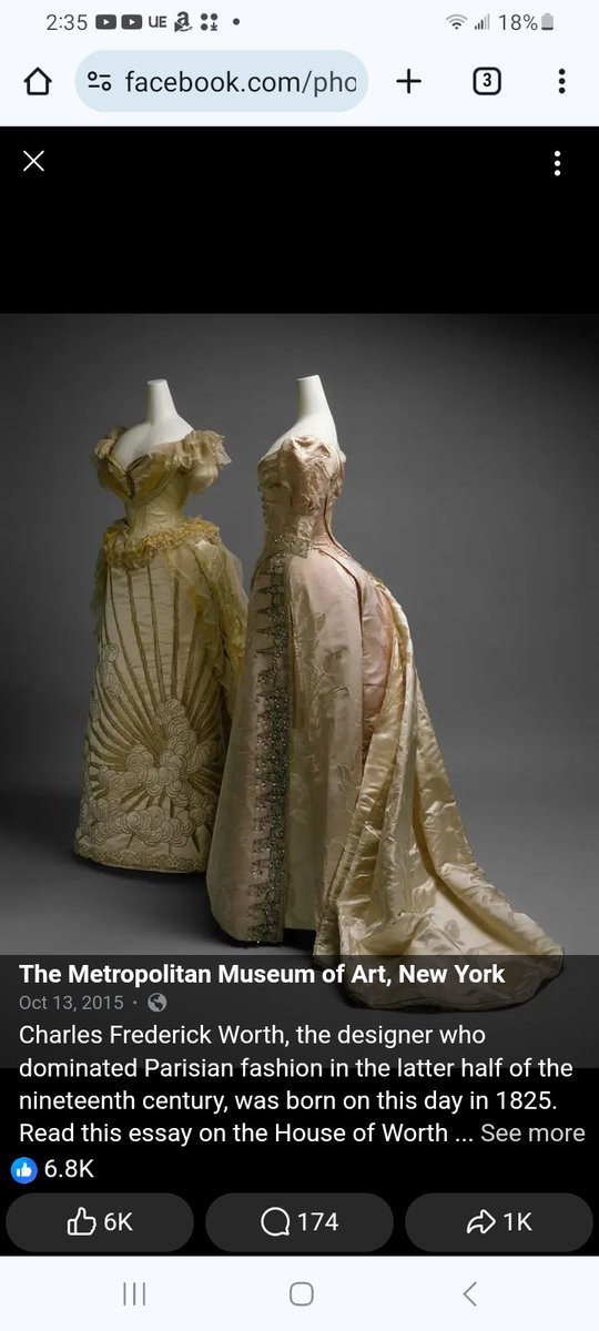 Everyone posting that they want to see copies of vintage dresses from the 1950s & 20s at the met gala🙄 You're all cowards! I want to see interpretations of Worth dresses from the 1800s!