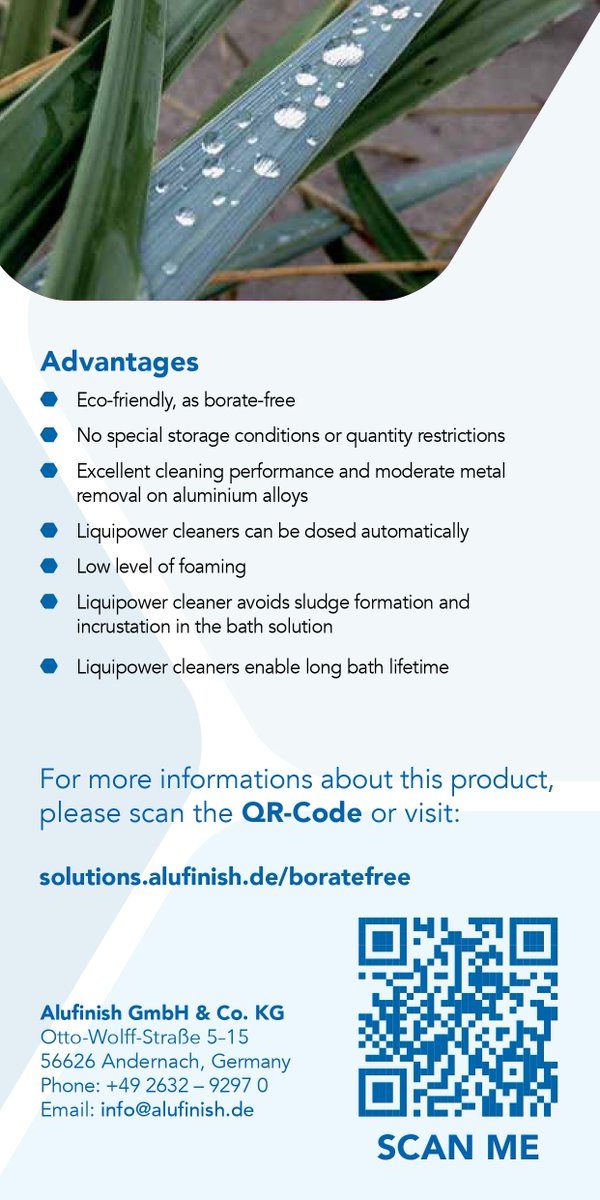 Looking for an eco-friendly solution for cleaning aluminium? Look no further than borate-free cleaners! 
For more info please visit our website or email Mark.Nicholls@agas.com
#agasem #aluminium #cleaner #environmentallyfriendly #metalfinishing #surfacefinishing