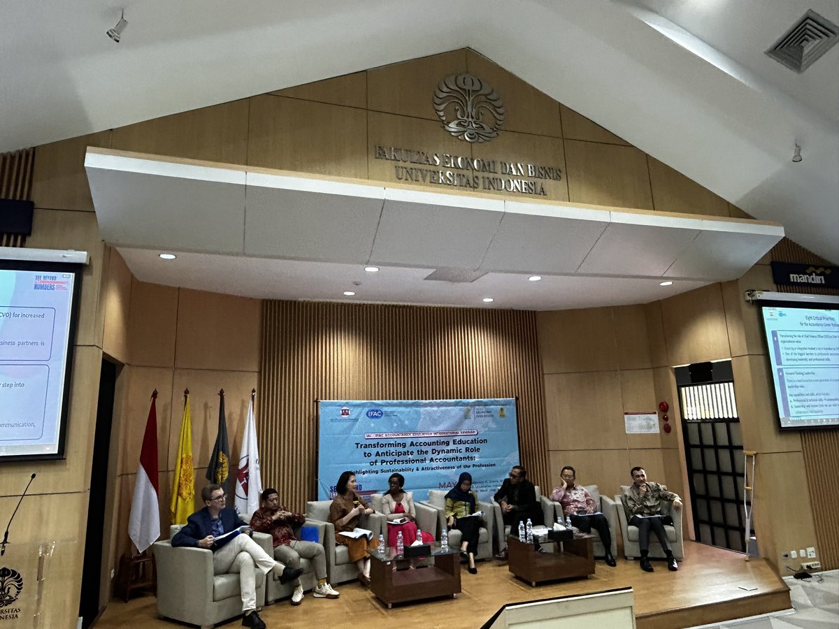 Right now: Panel Session 2: Looking Forward - Attractiveness of the Profession with <a href="/IFAC/">IFAC</a> and @HumasFEBUI #accountancyprofessiontoday