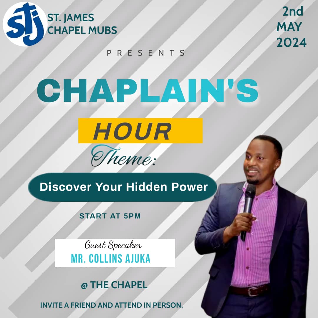 Did you know we are in the season of sending out ( Deployment/ Realizing) . This process needs us to walk out with a package on self discovery and inditity, Today is that one special evening that you ought not to miss. Kindly purpose to invite a friend.