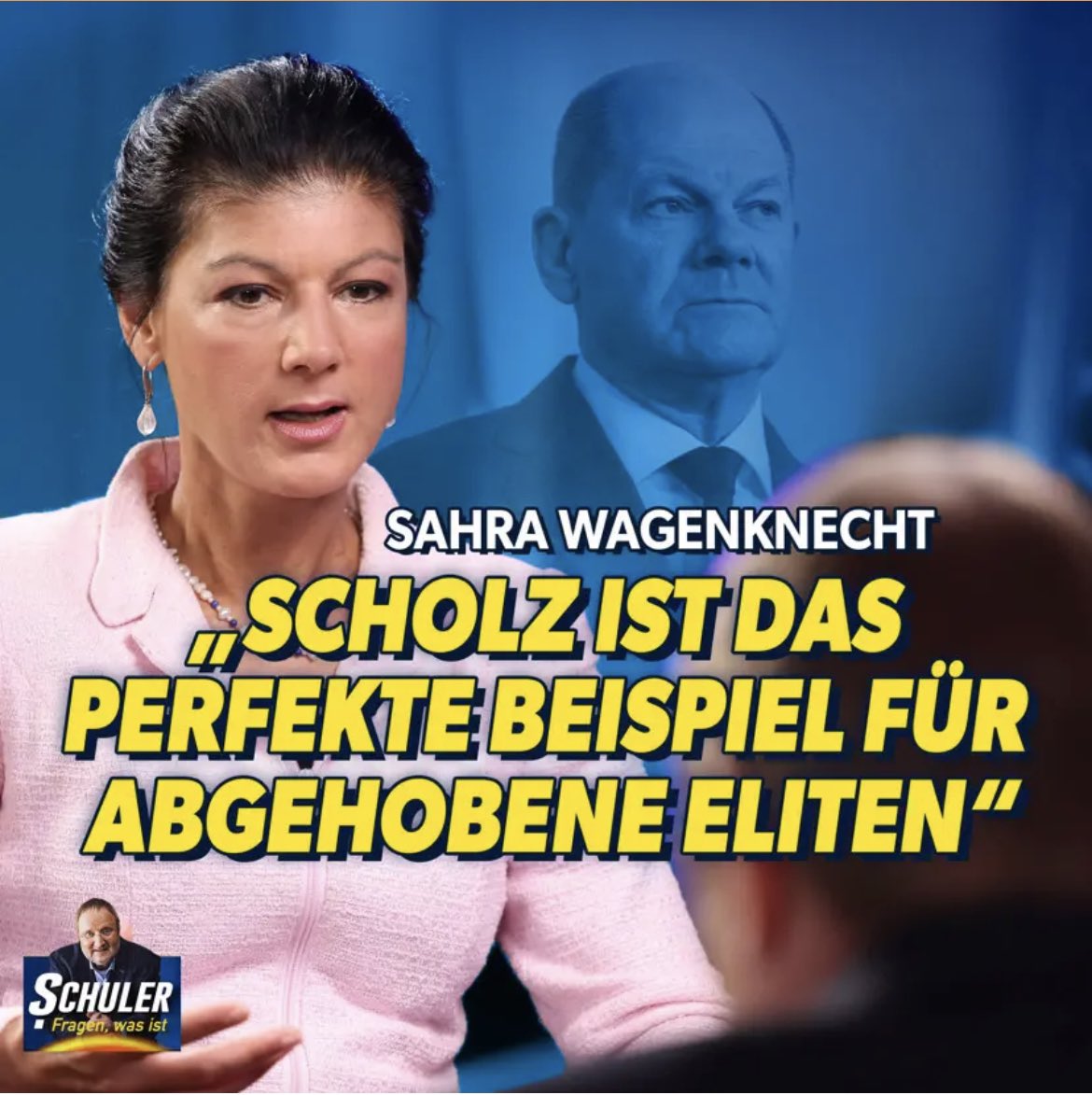 Die wirtschaftlichen Kennziffern zeigen alle in den Keller – nur einer kann und will es nicht sehen: Olaf Scholz (SPD). Sahra #Wagenknecht sieht darin ein perfektes Beispiel für eine „abgehobene Eliten“. #Schulerfragenwasist #NIUS nius.de/politik/sahra-…