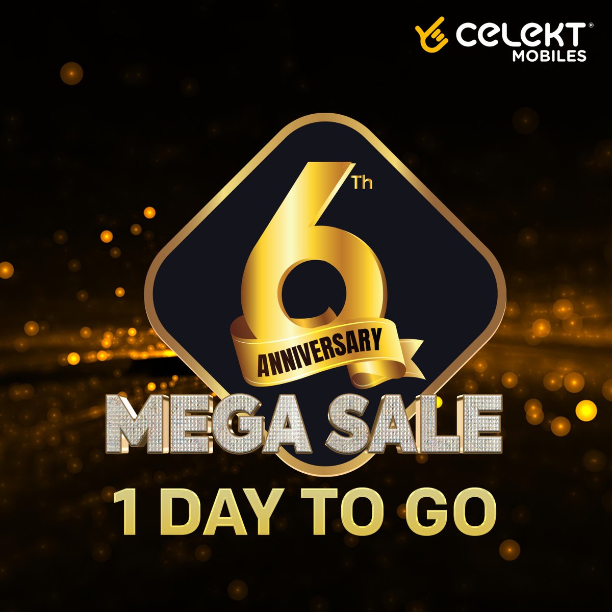 Get ready to celebrate big savings at the Celekt 6th Anniversary Sale - Just 1 day to go!🥳🎉❤️
#6thanniversary #6thanniversarysale #NewArrivals2024 #newarrival #smartphone #1DayToGo #mobileaccessories #tv #soundbars #sale #offers #celektmobiles