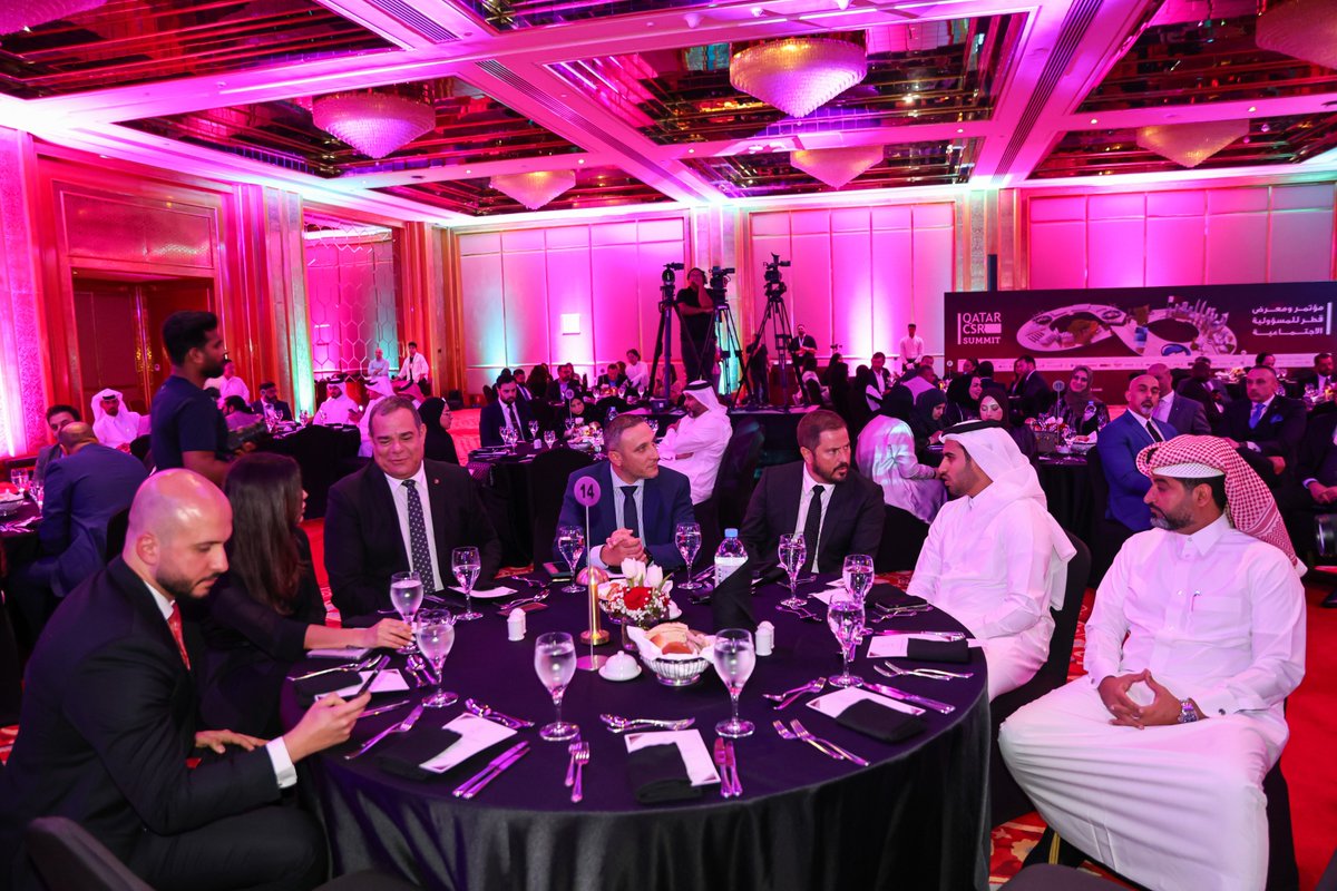 Experience the highlights of the prestigious Qatar CSR Award Ceremony Gala Dinner! Held at the @Sheratondoha yesterday, the Qatar CSR Award recognized 43 distinguished organizations across 21 diverse categories for their exemplary CSR initiatives. Delve into this exclusive photo