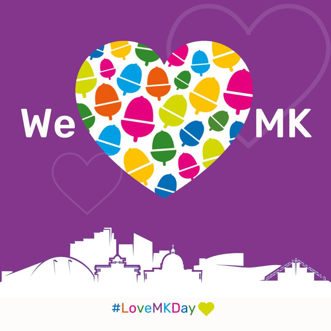 Happy #LoveMKDay! We're proud to have supported Milton Keynes since 1986, watching it grow from a small town to an established city. We love our amazing voluntary sector, great local businesses, beautiful green spaces, diverse communities and vibrant culture. We just #LoveMK 💚