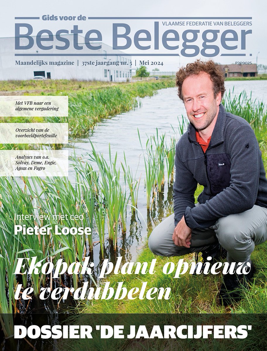 📆  Vrijdag komt de nieuwe gids voor de beste belegger uit!

🎤 We spraken met Pieter Loose, de ceo van Ekopak.

🎤Om onze lezers hun weg te helpen vinden in de lawine aan jaarcijfers, voorzien we een uitgebreid overzicht.

🔬 Daarnaast zijn er nog vele analyses en tips!