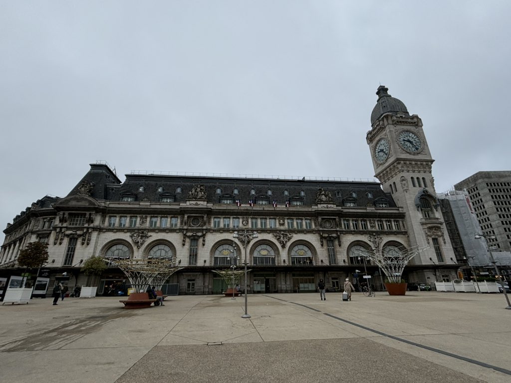 パリリヨン駅、駅舎が美しすぎる🥺🥺