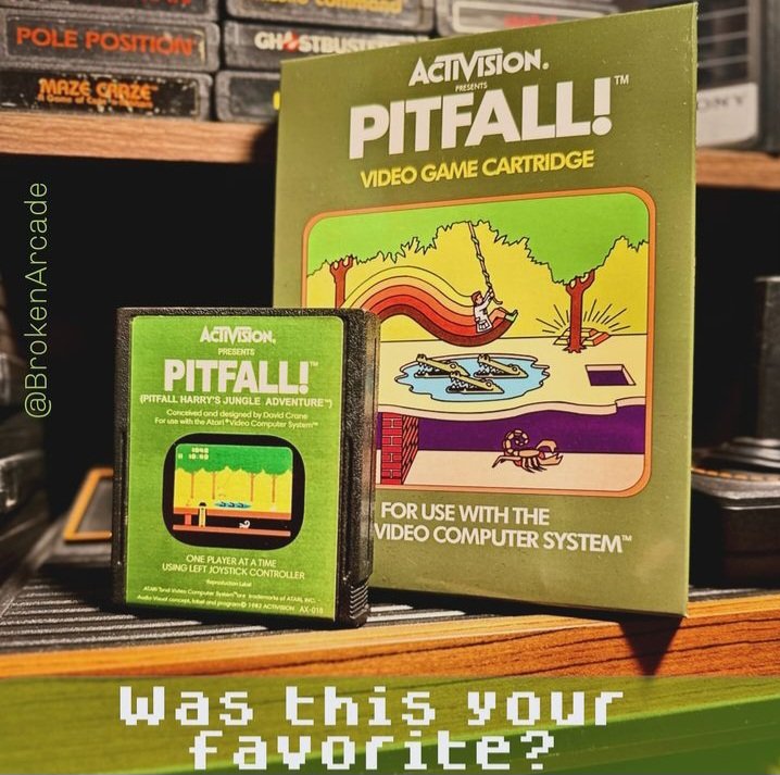Was this your favorite game on the Atari 2600? If not, what was your favorite game at that time? 
#ShareYourGames #Atari2600 #atari #RETROGAMING #videogames