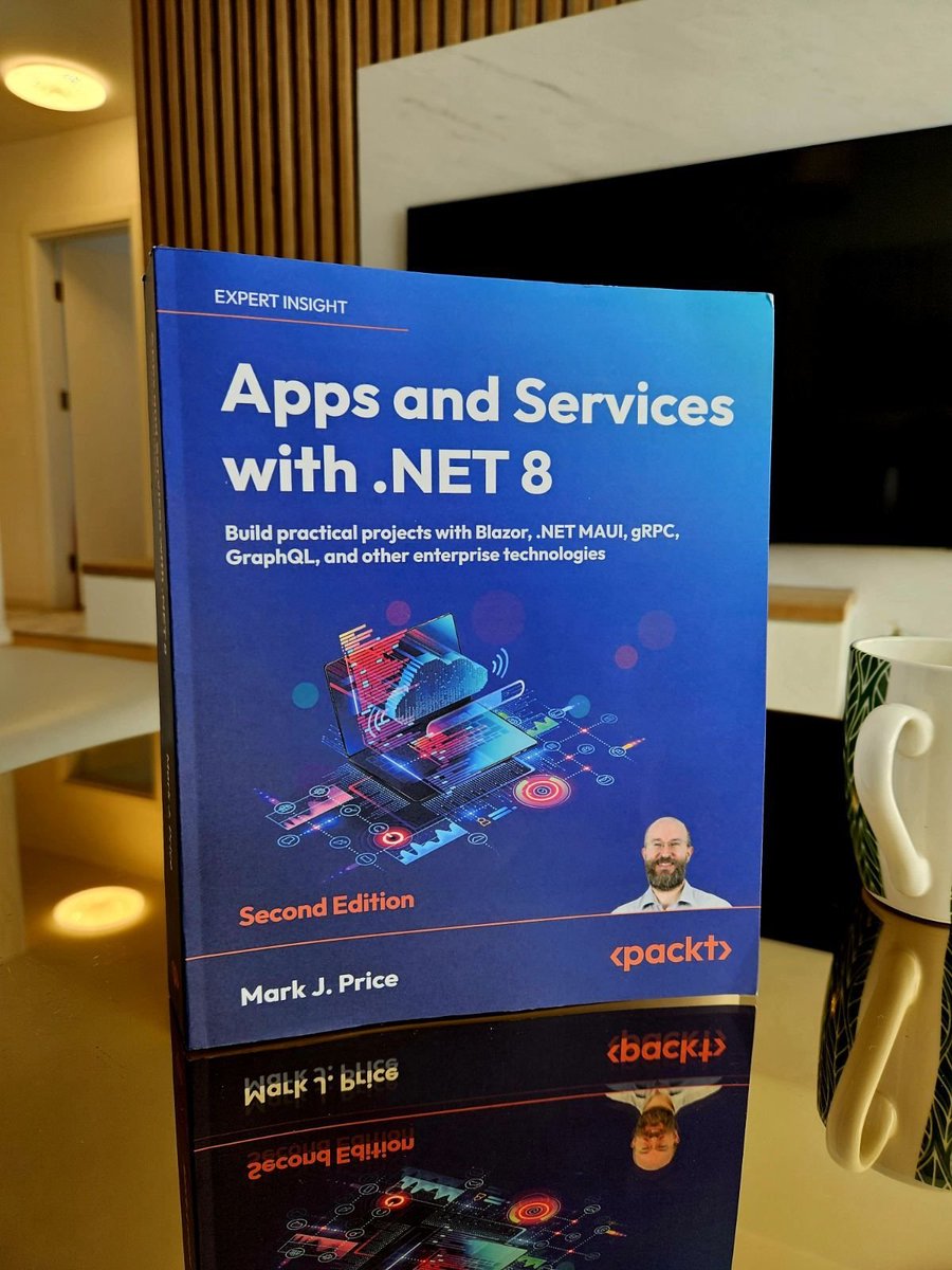 Calling all .NET developers! 👨‍💻 👩‍💻 I got my copy of Apps and Services with .NET 8, and I can say a big thanks to Mark J. Price for his fantastic book. This comprehensive guide dives deep into the latest Microsoft technologies you need to build modern applications. Master…