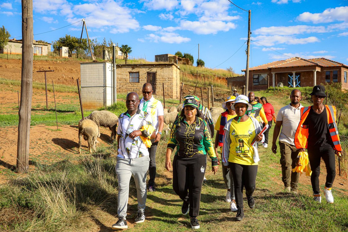 We are coming to your door… 🚪 

#VoteANC 🖤💚💛