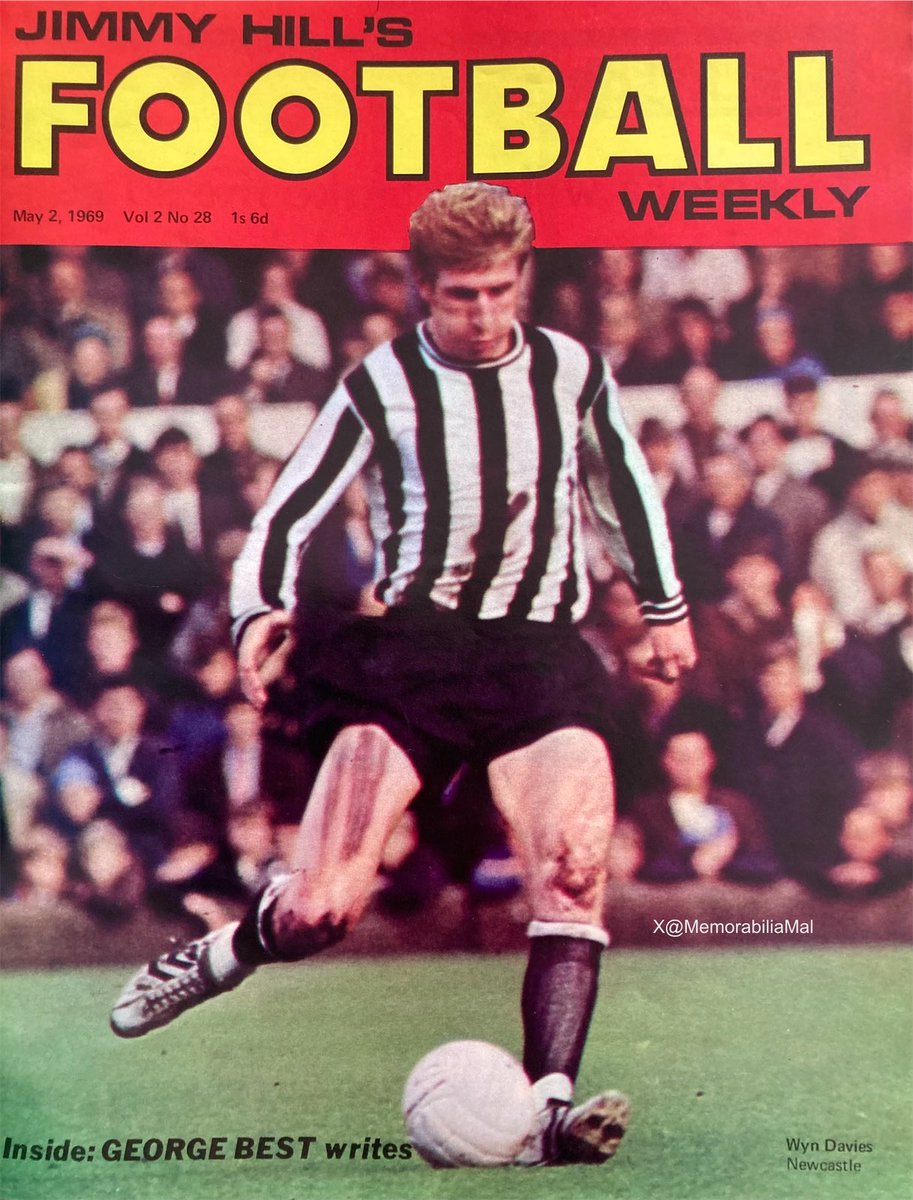 Wyn Davies #NUFC Jimmy Hill’s Football Weekly OTD 2/5/69