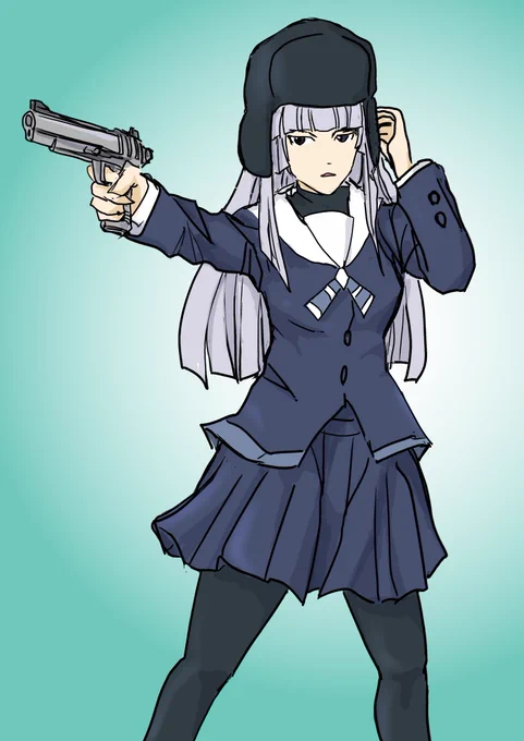 トカレフと少女#らすとおんみょう#irodori 