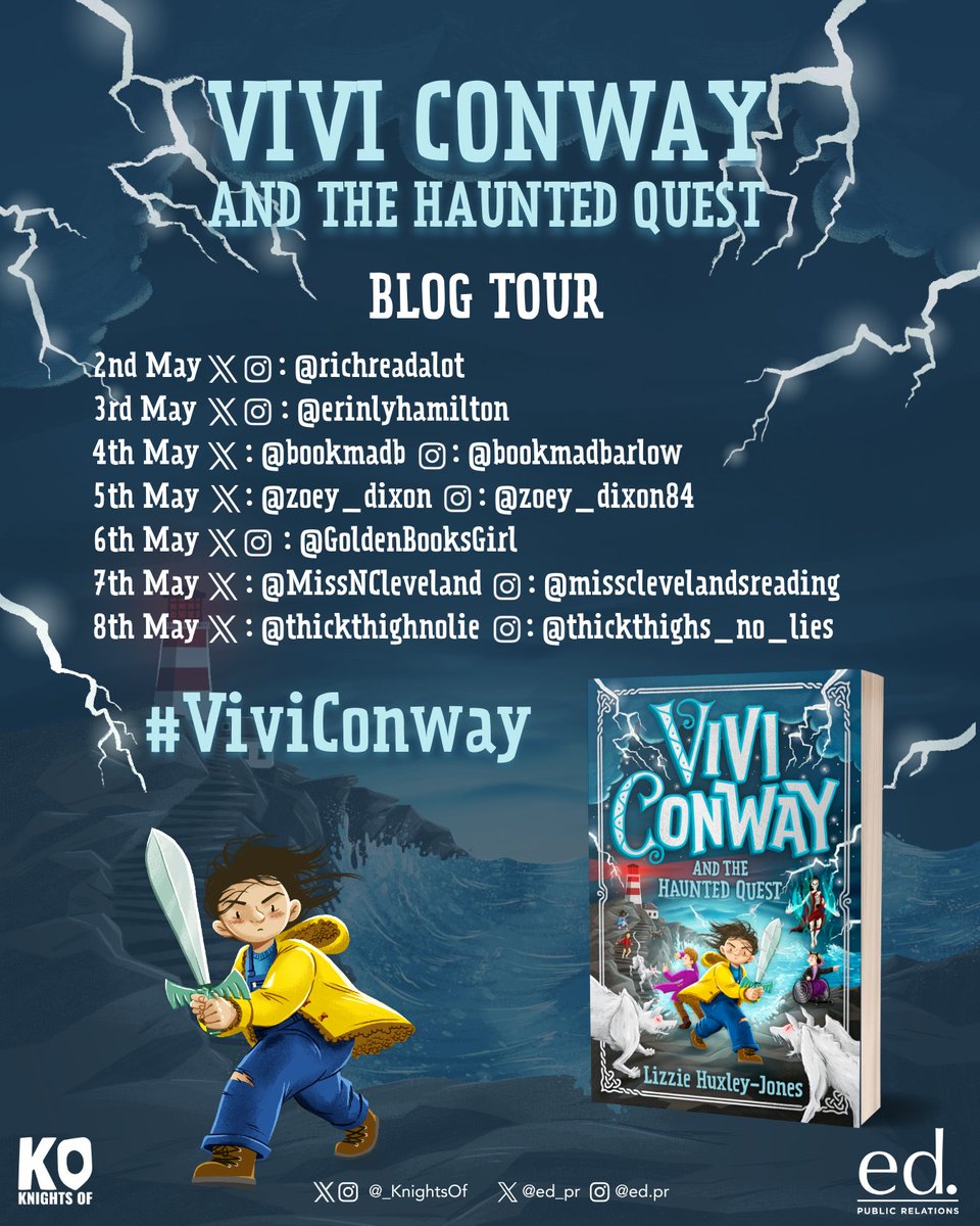 We’re celebrating the publication of #ViviConway and the Haunted Quest with a week-long blog tour! Check out what the amazing bloggers are posting each day 💌🫶