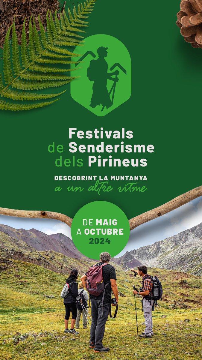 Falten només 15 dies per donar el tret de sortida a la 9a edició dels #FSP2024 amb #LoFestivaldelaConcaDellà 🤩💥

🗓️17-19 de maig

Llegeix la notícia d’aquesta edició i descobreix-ne totes les novetats 👉🏻 bit.ly/3wjRBRm
—
#FestivalsSenderismePirineus
 #VisitPirineus