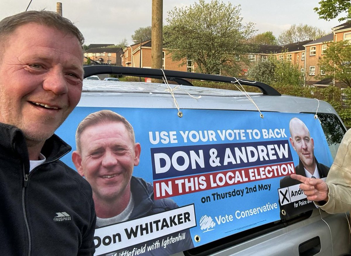 It’s polling day 🗳️ If you haven’t seen my outdoor posters in different parts of Lancashire - look out for our polling day campaign vehicles today. Thank you to everyone who has supported me and the Lancashire team. It’s been genuinely humbling. One last push everyone 💪🏻