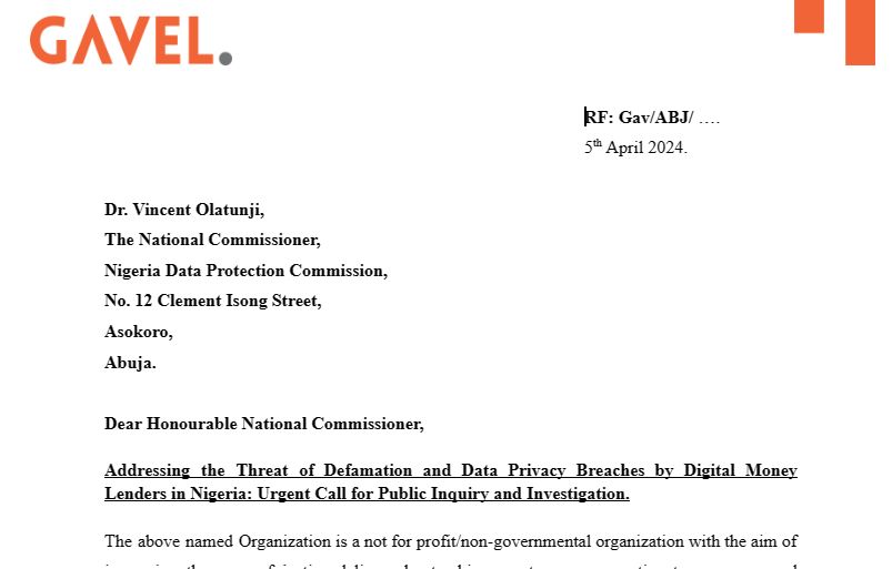 LOAN APP ABUSE: CITIZENS' GAVEL PETITIONS AND ENGAGES GOVERNMENT REGULATORS FOR PROACTIVE INTERVENTION. We recently embarked on a series of productive engagements and meetings with key regulators in Nigeria, including the Nigerian Data Protection Commission (NDPC), the Federal…