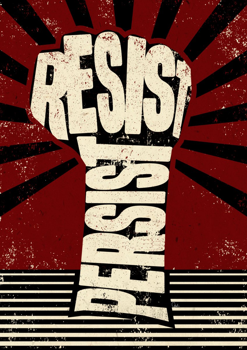 Resist and Persist. 
Resist hate. 
Resist intolerance. 
Resist bigotry. 
Resist ethnic cleansing. 
Resist racism. 
Resist genocide. 
Persist in your resistance.

❀ #FreePalestine ❀           
    •❁🇵🇸🗝️🍉❁•