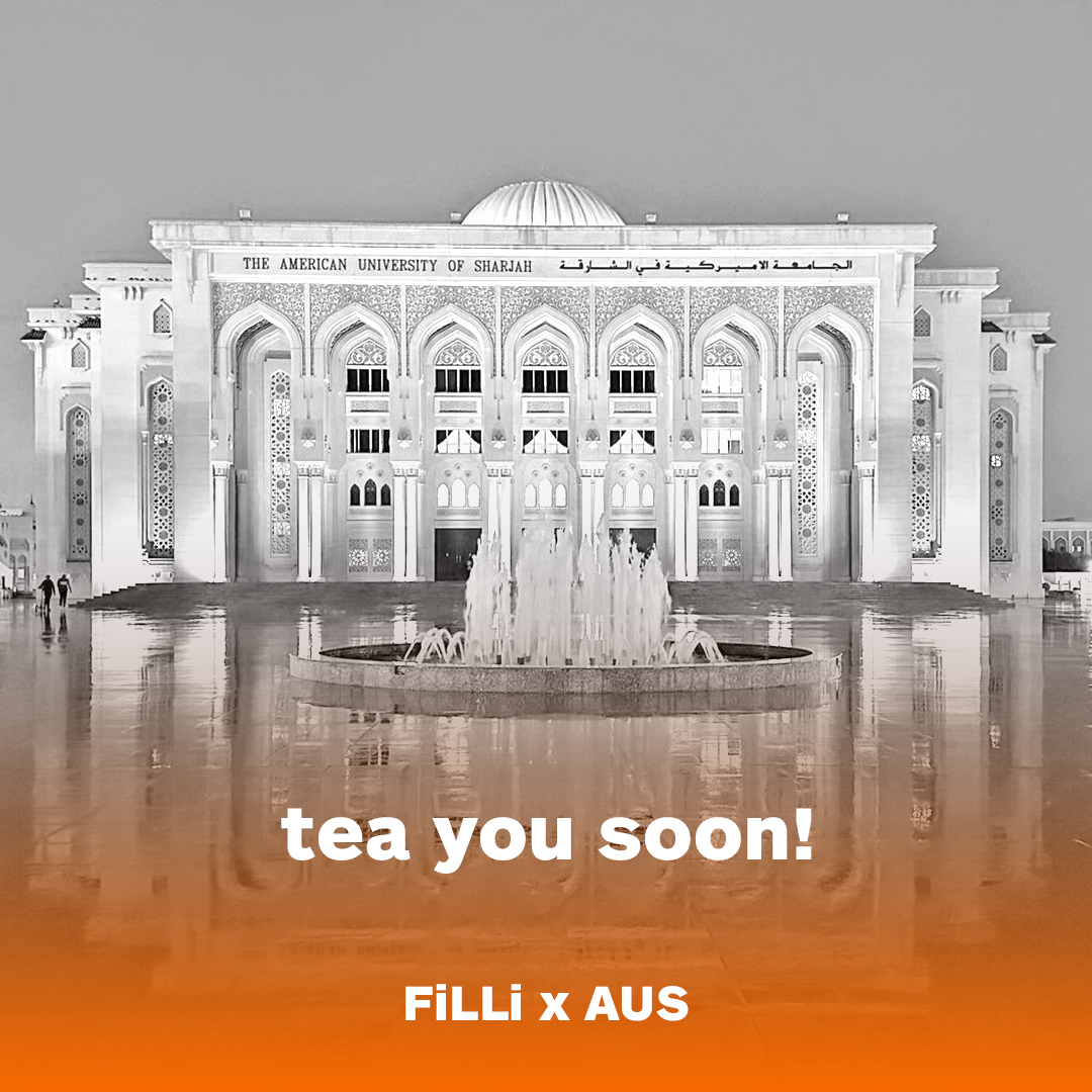 Big news, AUS! 🎉 Get ready to spice up your campus life with a new karak hotspot opening soon! Stay tuned for a sip of happiness right here at @ausharjah! ☕🎉 #fillicafe #brewingsoon
