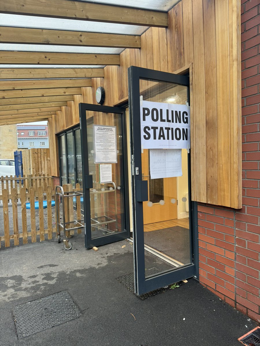 Local elections in Bristol for the Council and all across Avon & Somerset for the Police & Crime Commissioner 🗳️ Go use your democratic right to vote. Polls open until 10pm. Remember to bring photo ID 🪪