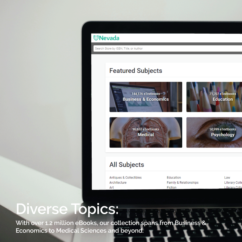 📷 Dive into Diverse Topics! 📷 With over 1.2 million eBooks, our collection spans from Business &amp; Economics to Medical Sciences and beyond. 📷📷📷 Expand your horizons with us!
---------------
Shop Now: nevadalms-store.vitalsource.com
---------------
#eBooks #DiverseTopics