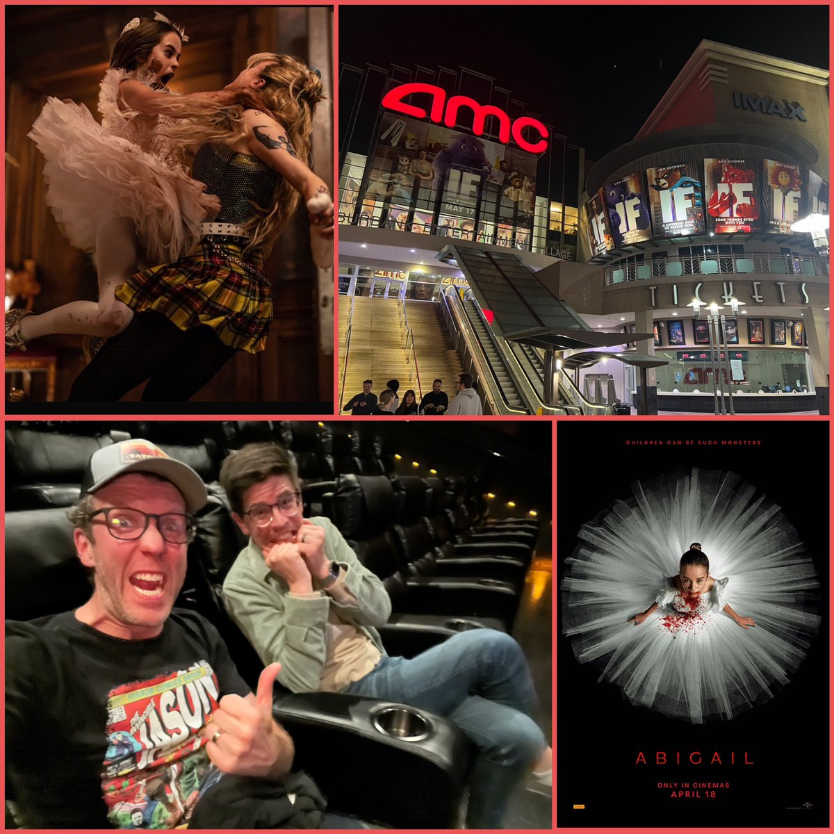 Why aren’t more people seeing #AbigailTheMovie in theaters?? It’s bloody AF, hilarious, suspenseful & a genuinely great time at the movies! #RadioSilence knocks another horror/comedy flick out of the park & they bring literal BUCKETS of blood to the screen 🧛‍♀️🩸