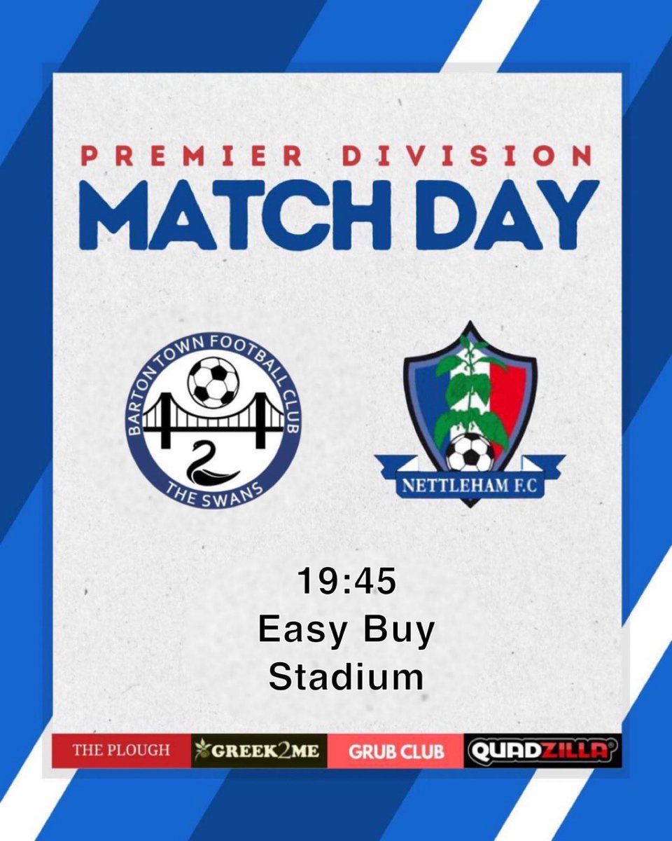 𝗠𝗮𝘁𝗰𝗵𝗱𝗮𝘆 😍 

We’re on the road tonight as we travel to play our first game since becoming champions as we face @BartonTownOB at the Easy Buy Stadium. 

#UTH 🔵⚪️