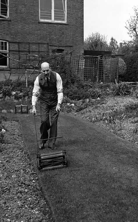 On Local Elections Day, here's Clement Attlee, the Labour PM whose government created the NHS. Photographed in 1945 at his home in Stanmore, Attlee hated pretentiousness, did all his own gardening and tended to the family's pet goat, Mary.