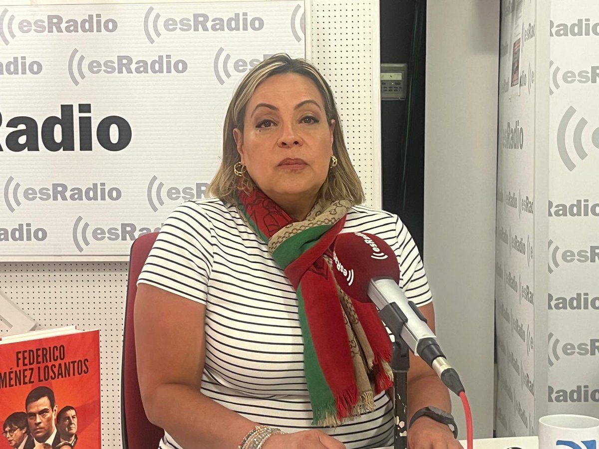 👉🏻 Ya con nosotros, @SorbayP esposa del coronel, Oswaldo García Palomo, encarcelado por el régimen de Maduro. En directo, en @esRadio.