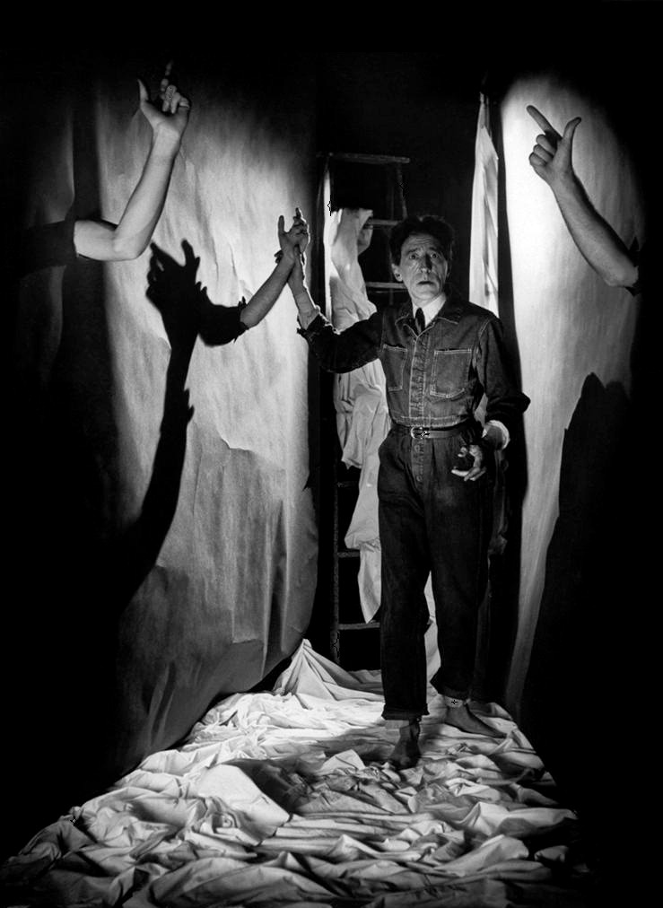 Philippe Halsman #botd Jean Cocteau, 1964.